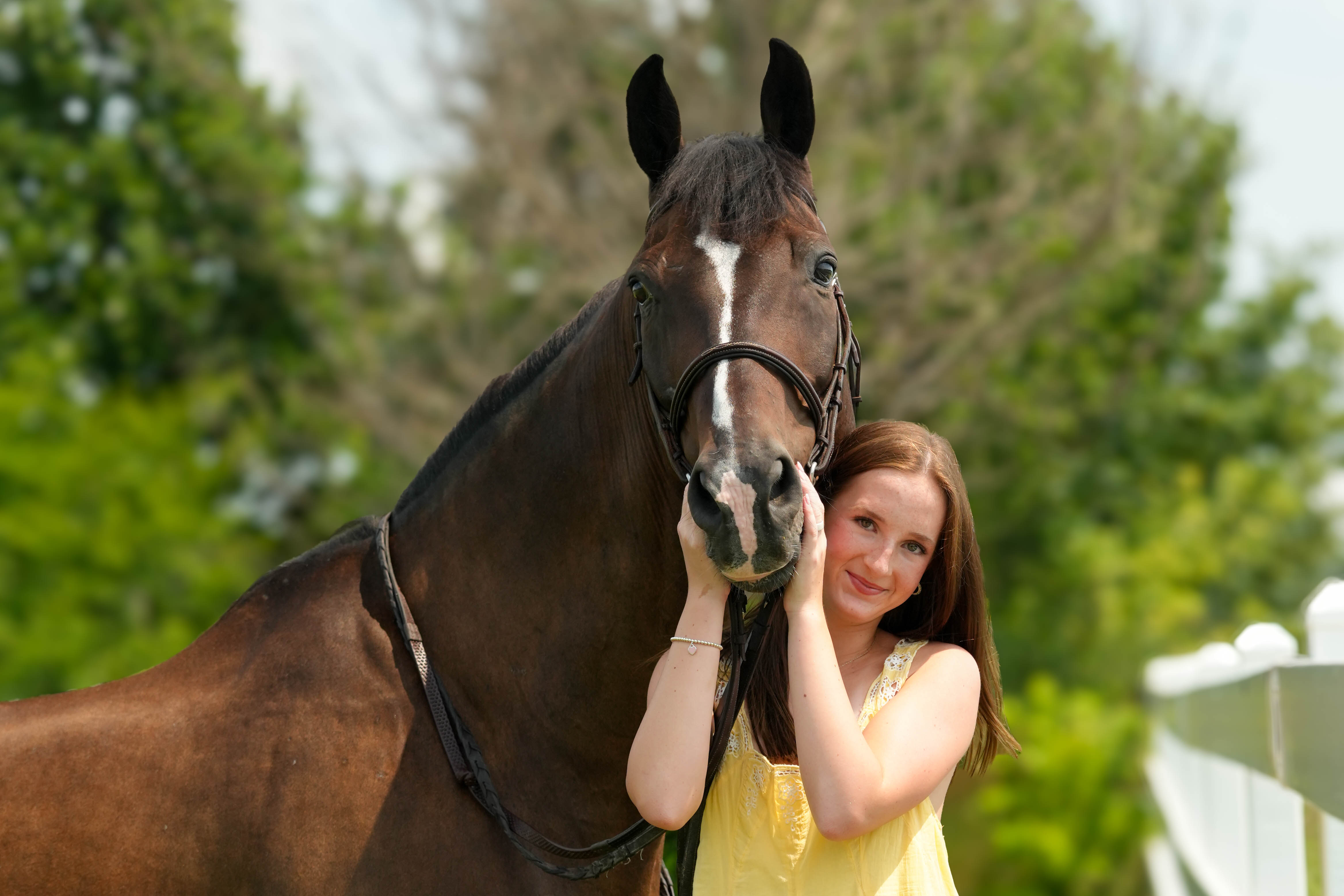 Portrait photography — a person with the animal they love